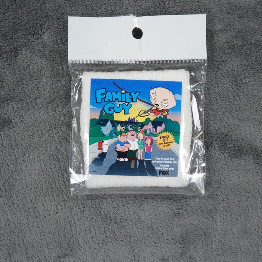 Rare Family Guy FOX Promo Embroidered Wrist Sweatband Sealed Collectible New‎